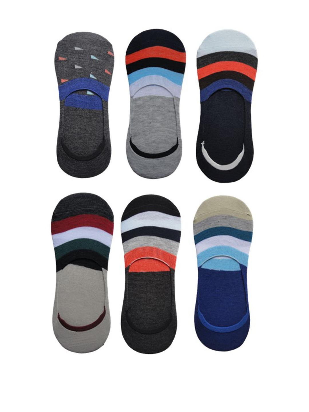VOICI Set of 6 Loafer No-Show Socks