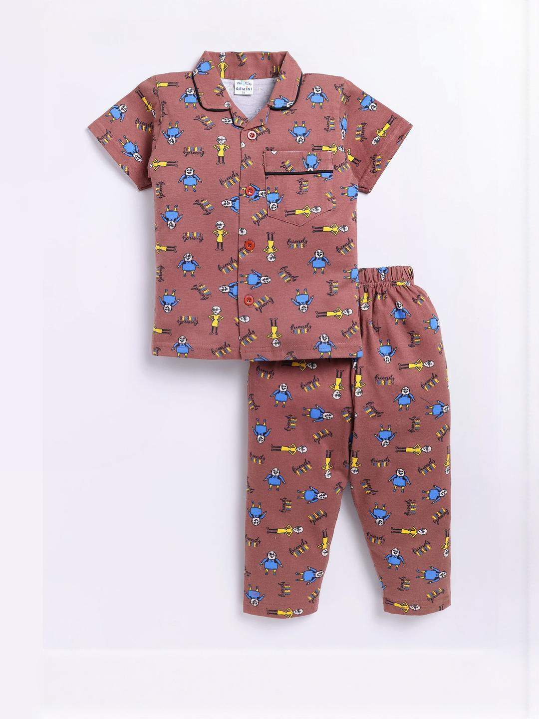 GEMINI Boys Printed Maxi Nightdress