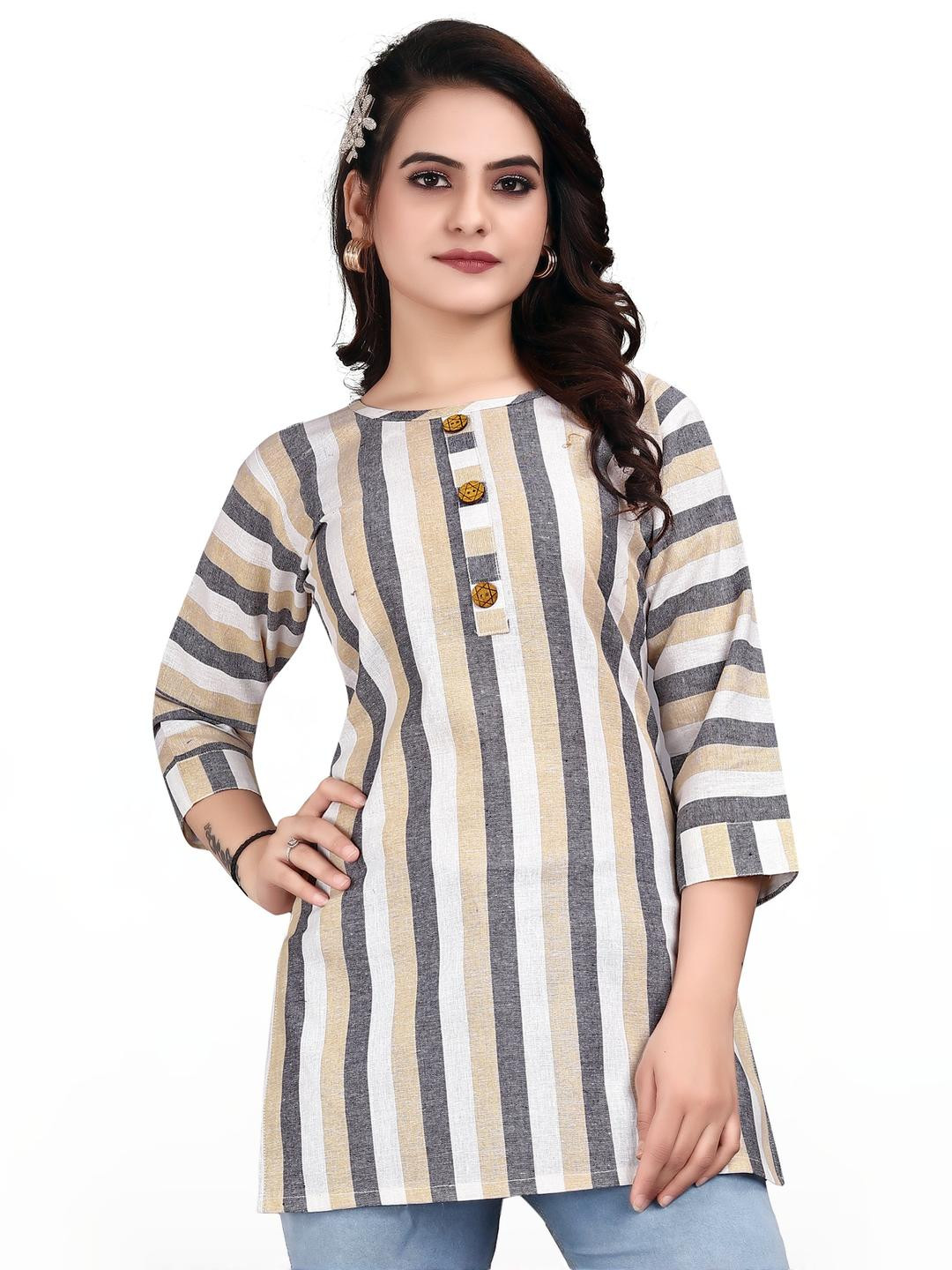 MANTRA DESIGNER Women White Khadi Kurtas