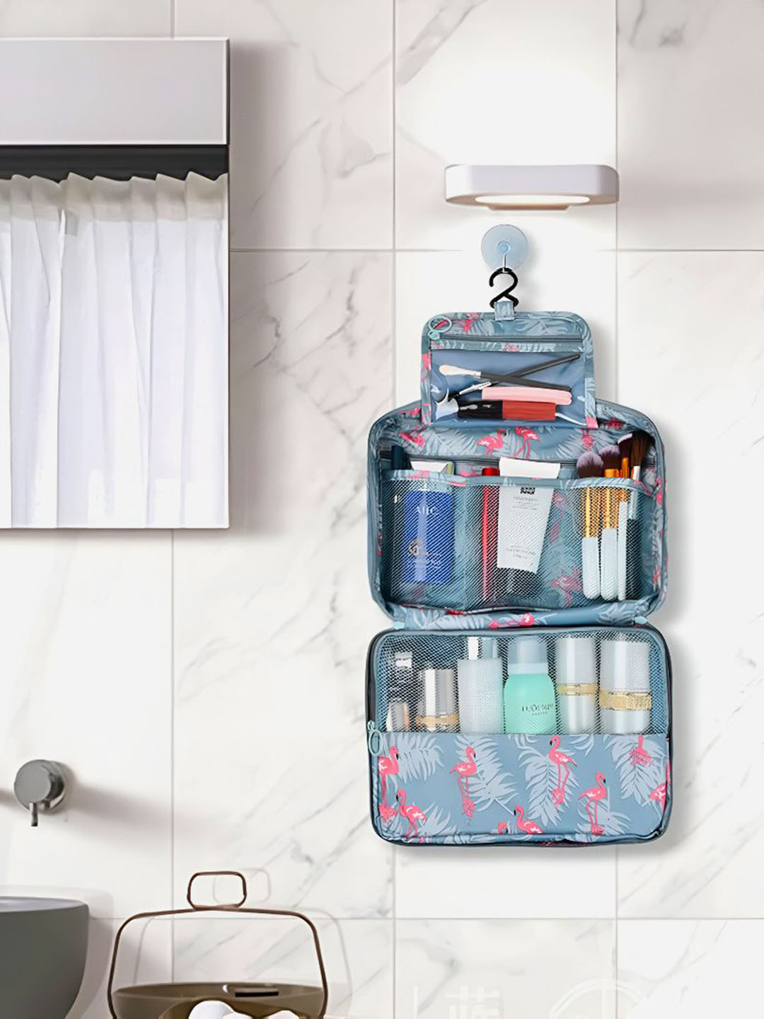 NFI essentials Printed Foldable Makeup Cosmetic Pouch