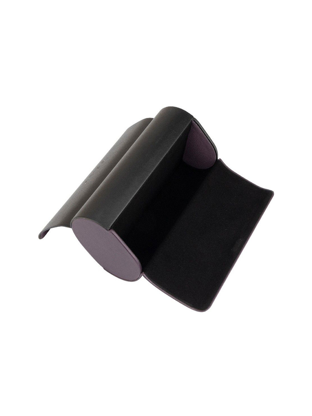 OPIUM Unisex Black Leather Magenetc Closure Sunglass Case