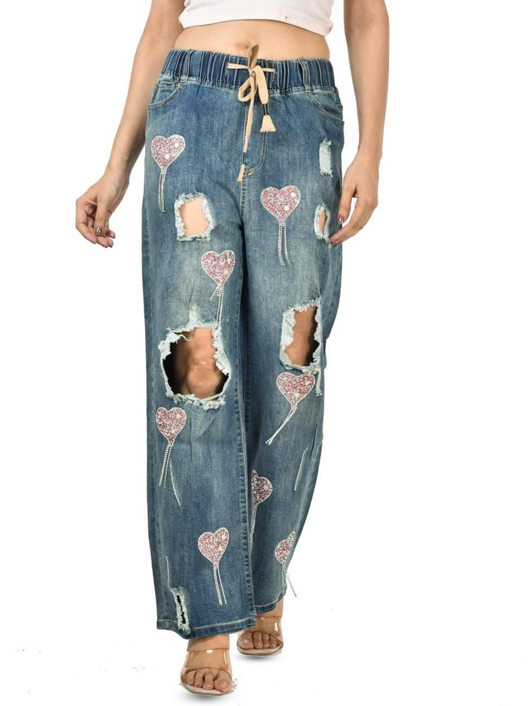 ADC SHEMONA Sequence Work Little Heart Jeggings