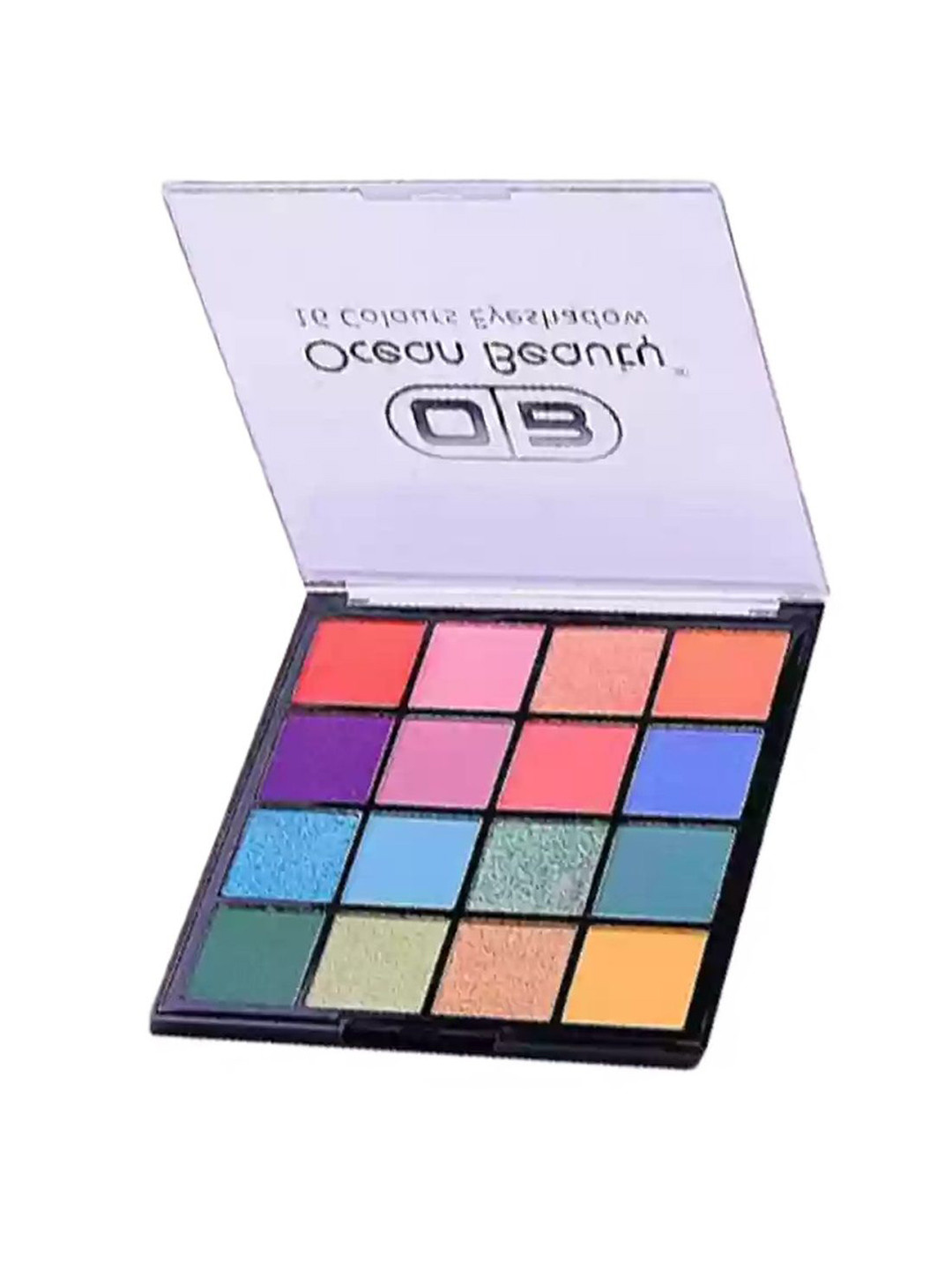 OB Ocean Beauty 16 Fashion Colour Matte & Shimmer Eyeshadow- 23 g - Shade- 02