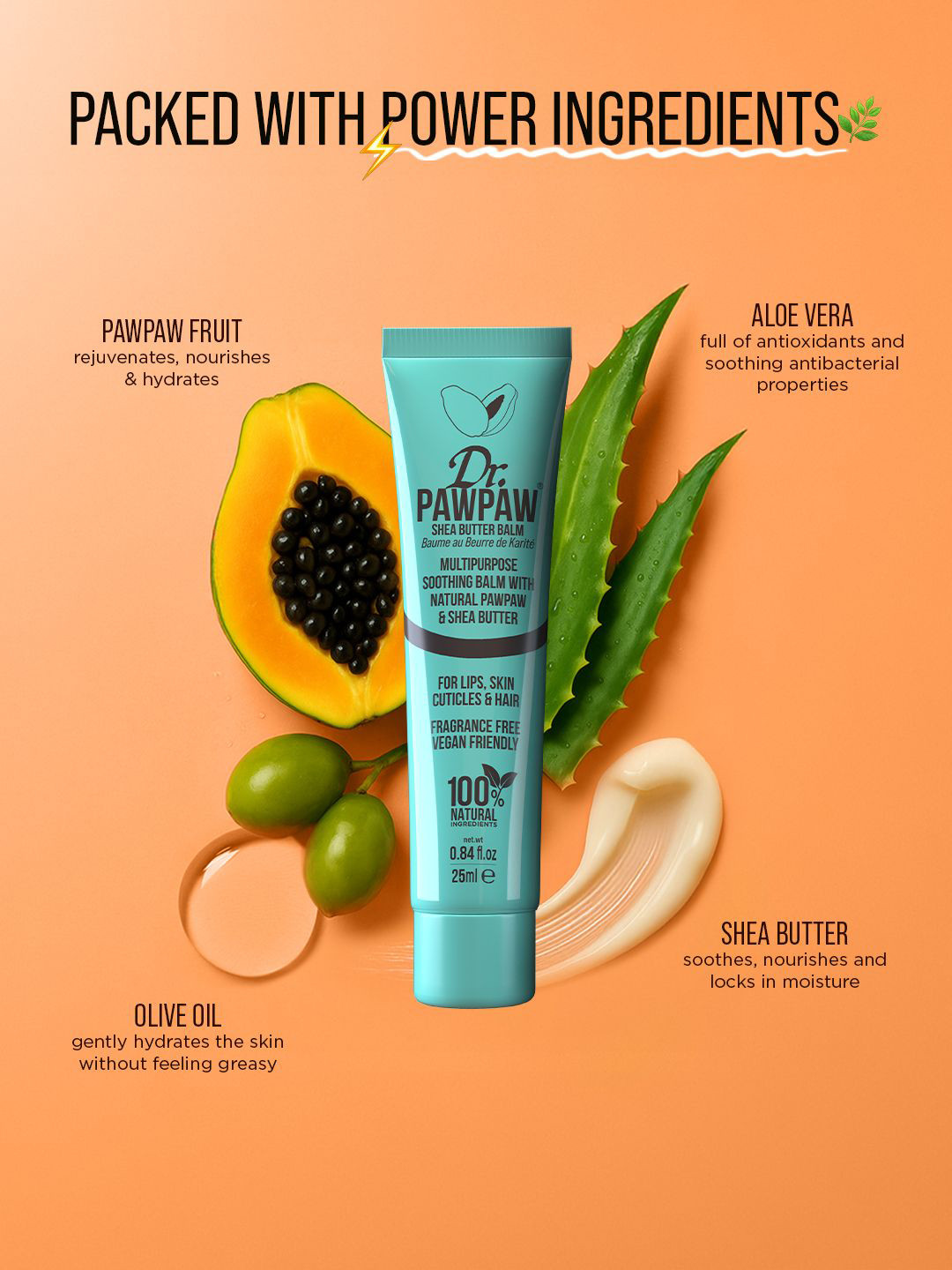 Dr. PAWPAW Nourishing Shea Butter Lip Balm - 25 ml