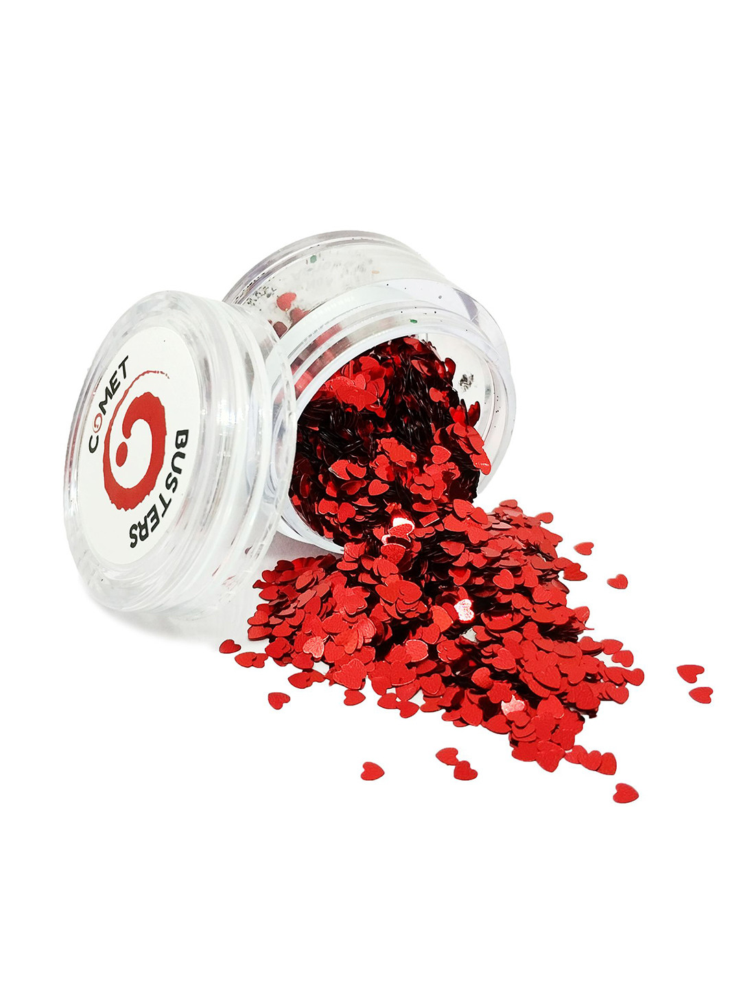 Comet Busters Chunky Glitter Shimmer Body & Eyeshadow - 5g - Red