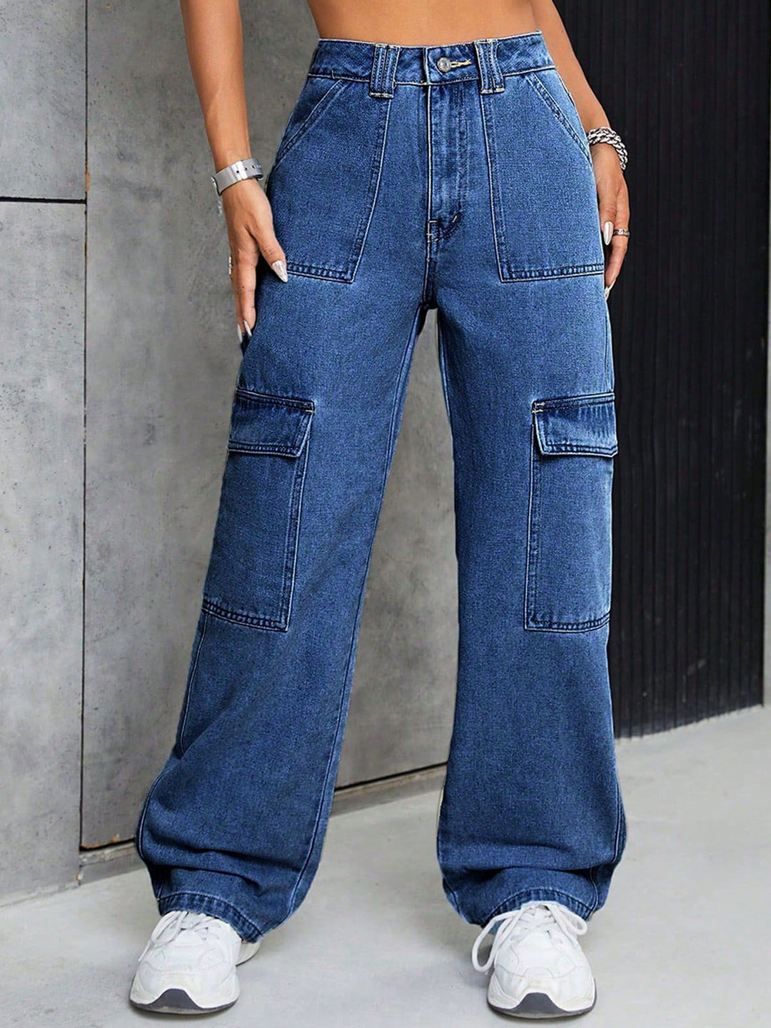 NU CLOTHS Women Jean Regular Fit High-Rise Stretchable Denim Jeans