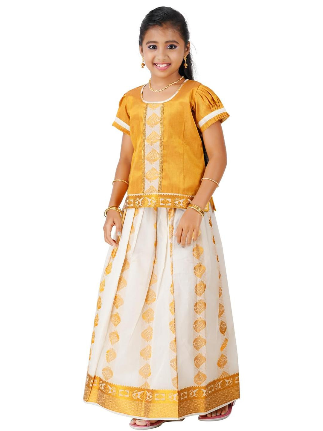 SKV ETHNIVERSE Girls Traditional Lehenga Choli Set