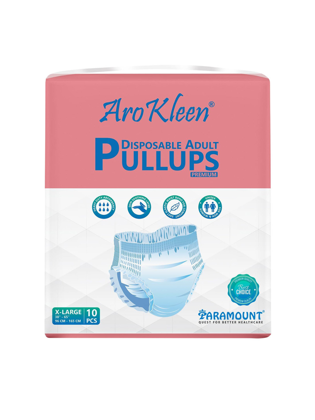 Arokleen Disposable Adult Diapers - XL- 10 Pcs