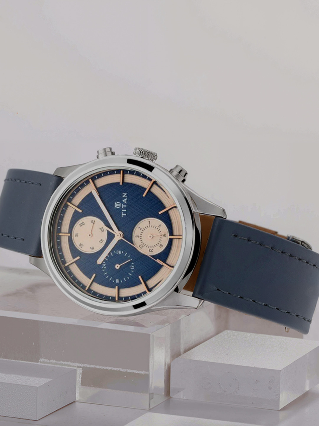 Titan Workwear Men Blue Analogue watch NL1805SL02