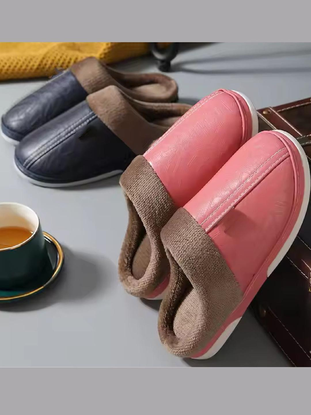 INDUS CLOUD Pack of 2 Women Winter Warm Rubber Sandals