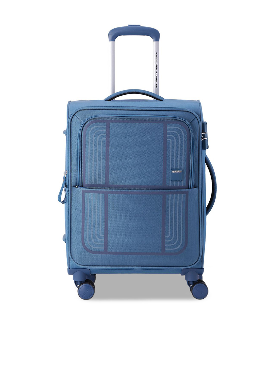 AMERICAN TOURISTER Textured Hard-Sided Small Trolley Bag