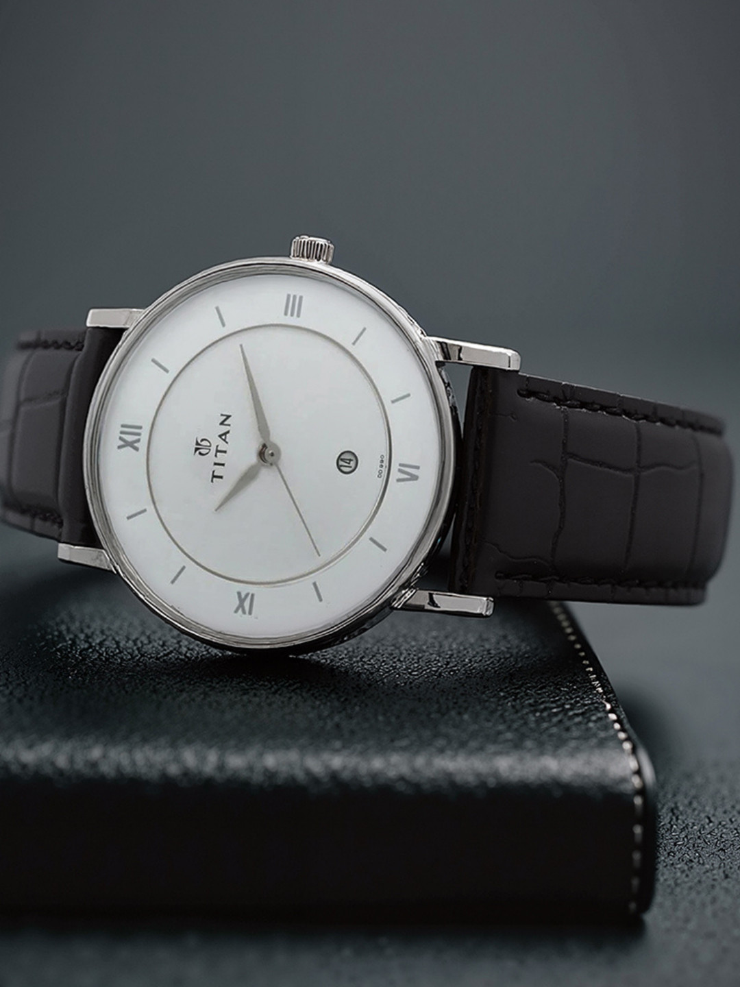 Titan Men White Dial Watch NF9162SL04