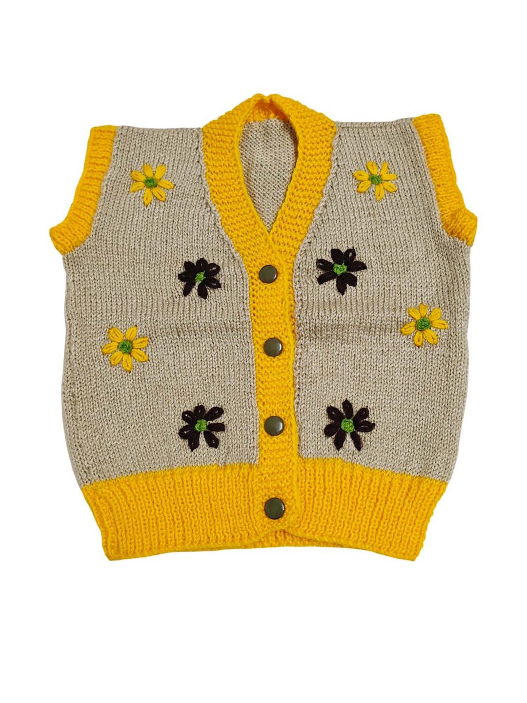 Cute Collection Unisex Kids Ribbed Woollen Sweater Vest