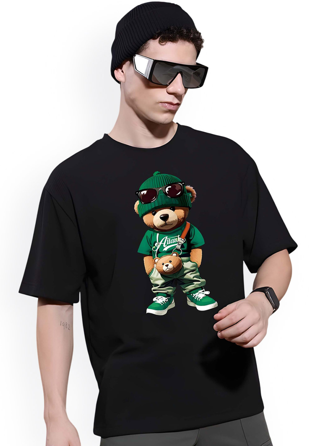 KAIDO Men Printed T-shirt and Joggers Co-Ords