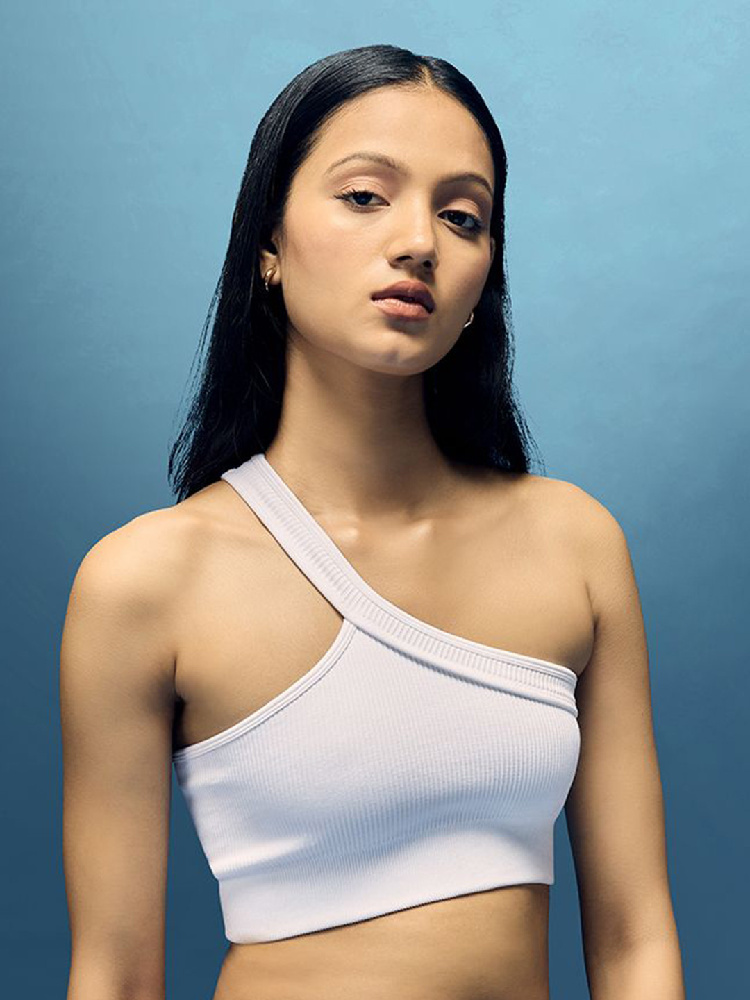 BOLDFIT Women One-Shoulder Full Coverage Lightly Padded Bra