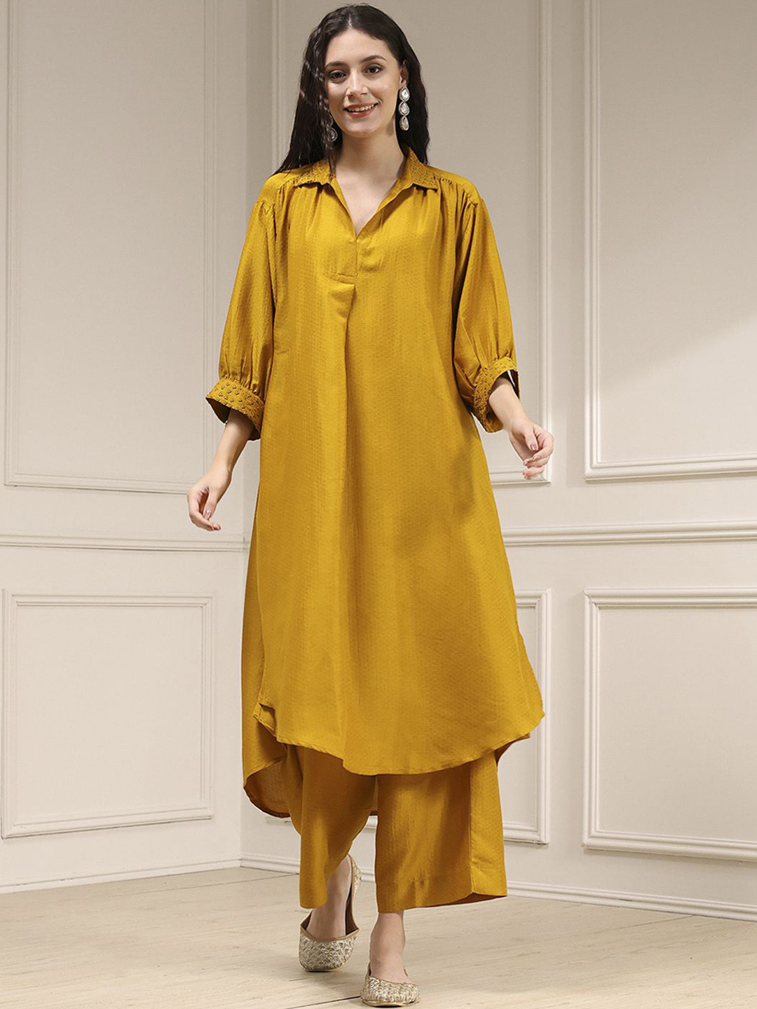 Biba Long Straight Tunic And Palazzos