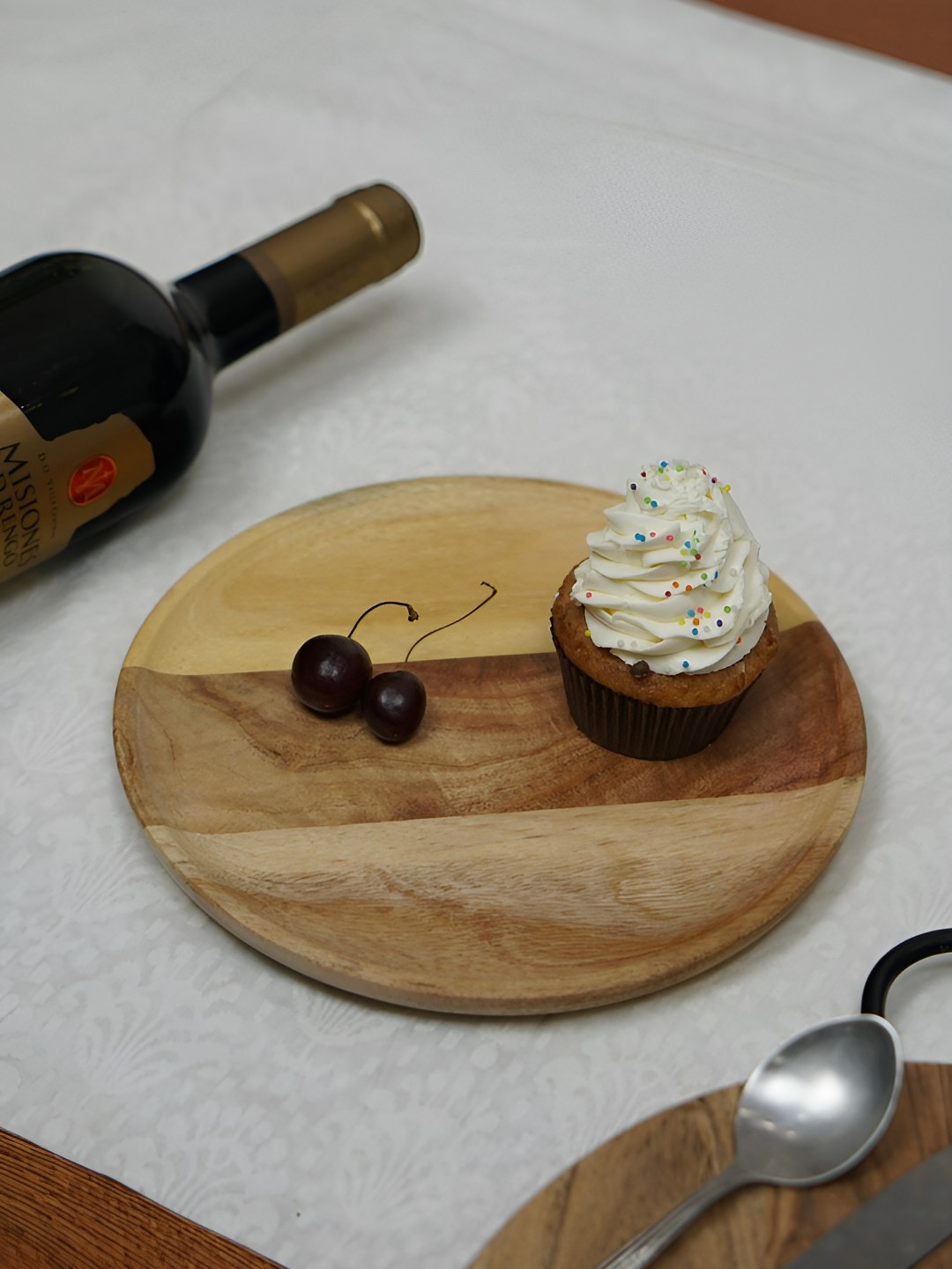 oggn Brown 2025 Wooden Easy to Clean Plates