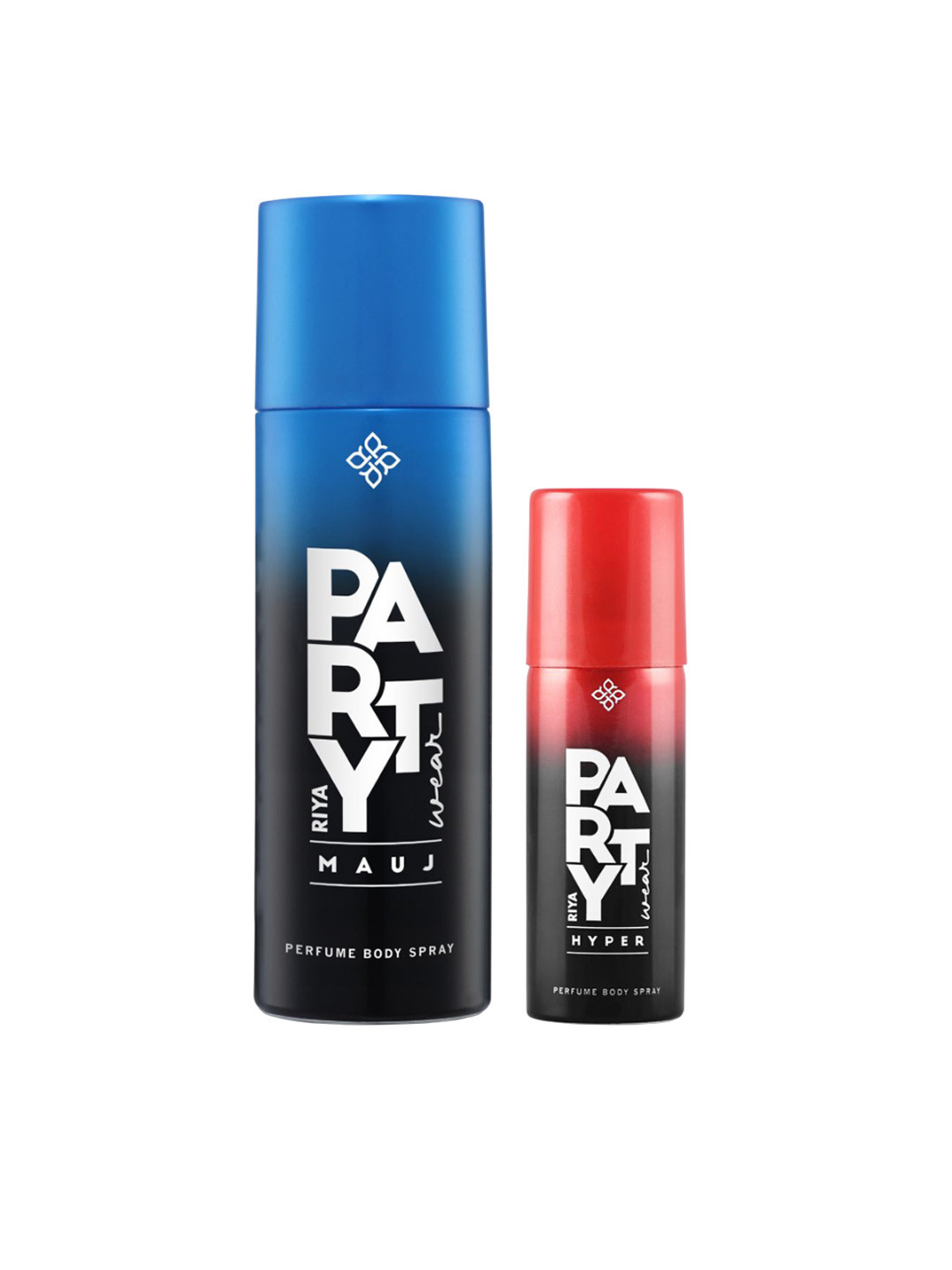 RIYA Men Set Of 2 Long Lasting Mauj Body Spray - 200 ml & Hyper Body Spray - 40 ml