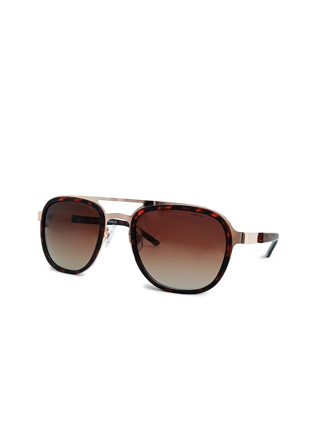 Spartan Men Square Sunglasses SPS074 C170-Brown
