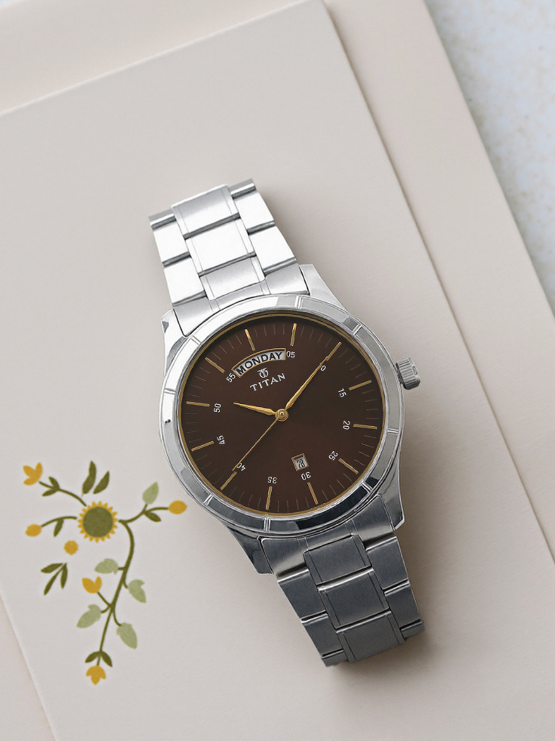Titan Workwear Men Brown Analogue watch NL1767SM03