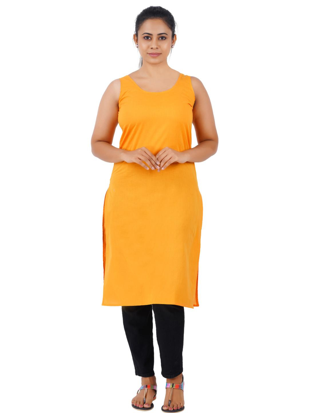 Happy Bunny Women Pack Of 2 Cotton Knee Length Long Camisoles