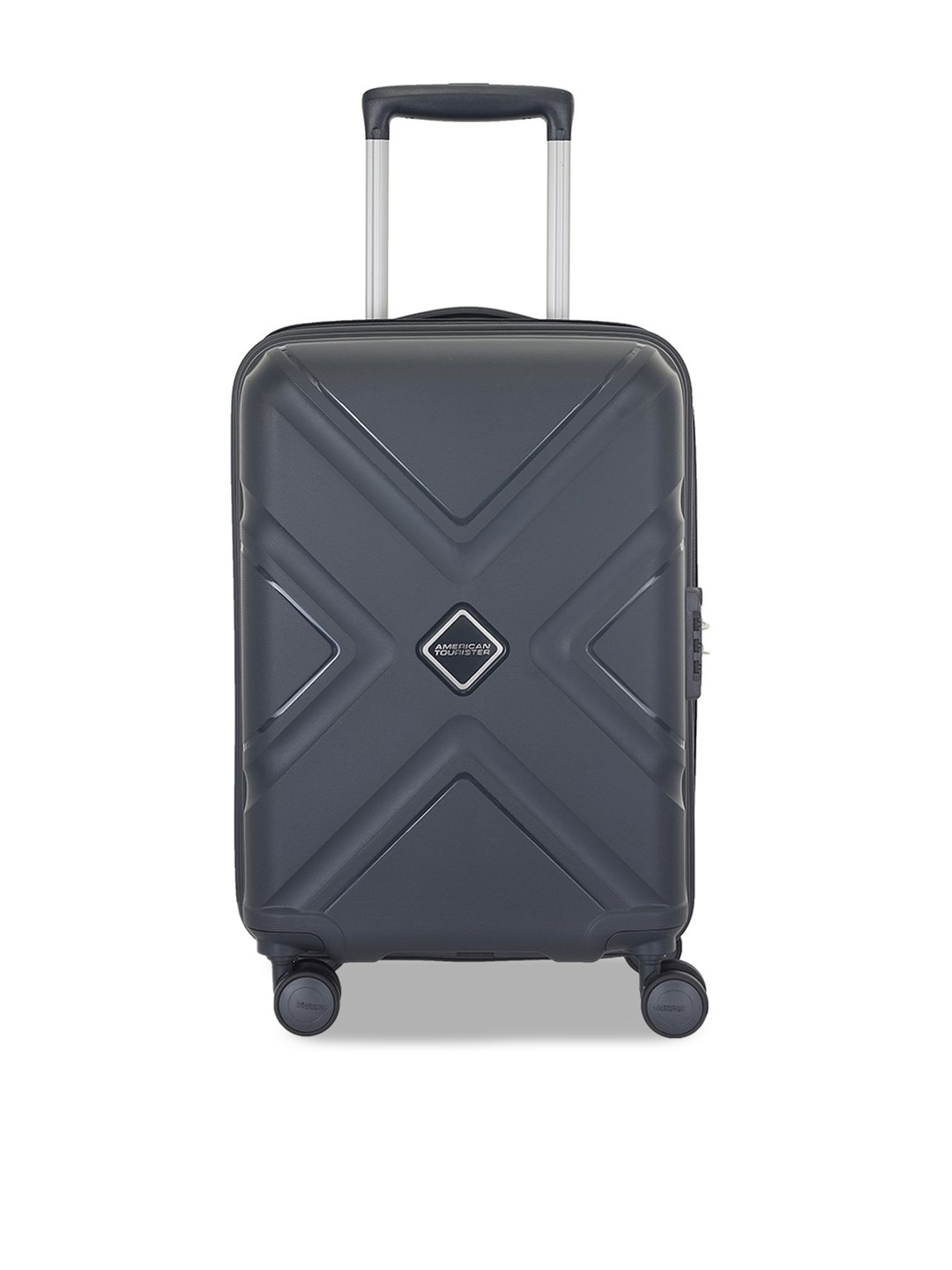 AMERICAN TOURISTER Textured Hard-Sided Cabin Trolley Bag
