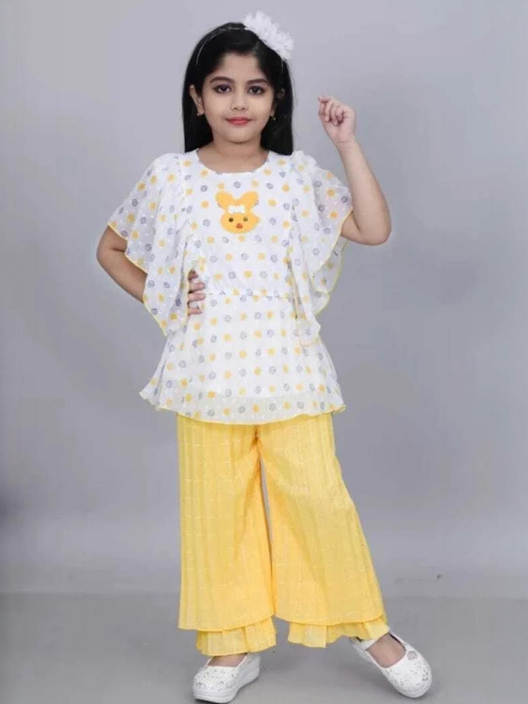 sms dressses Girls Printed Clothing Set