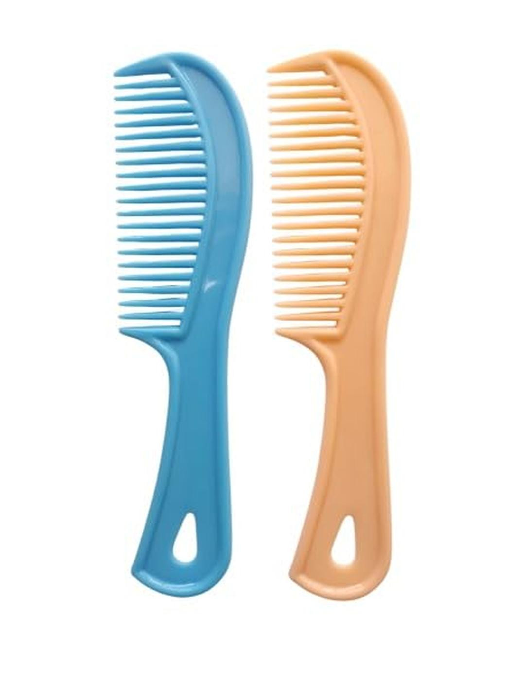 Set Of 2 Wide Tooth Detangling Handle Combs