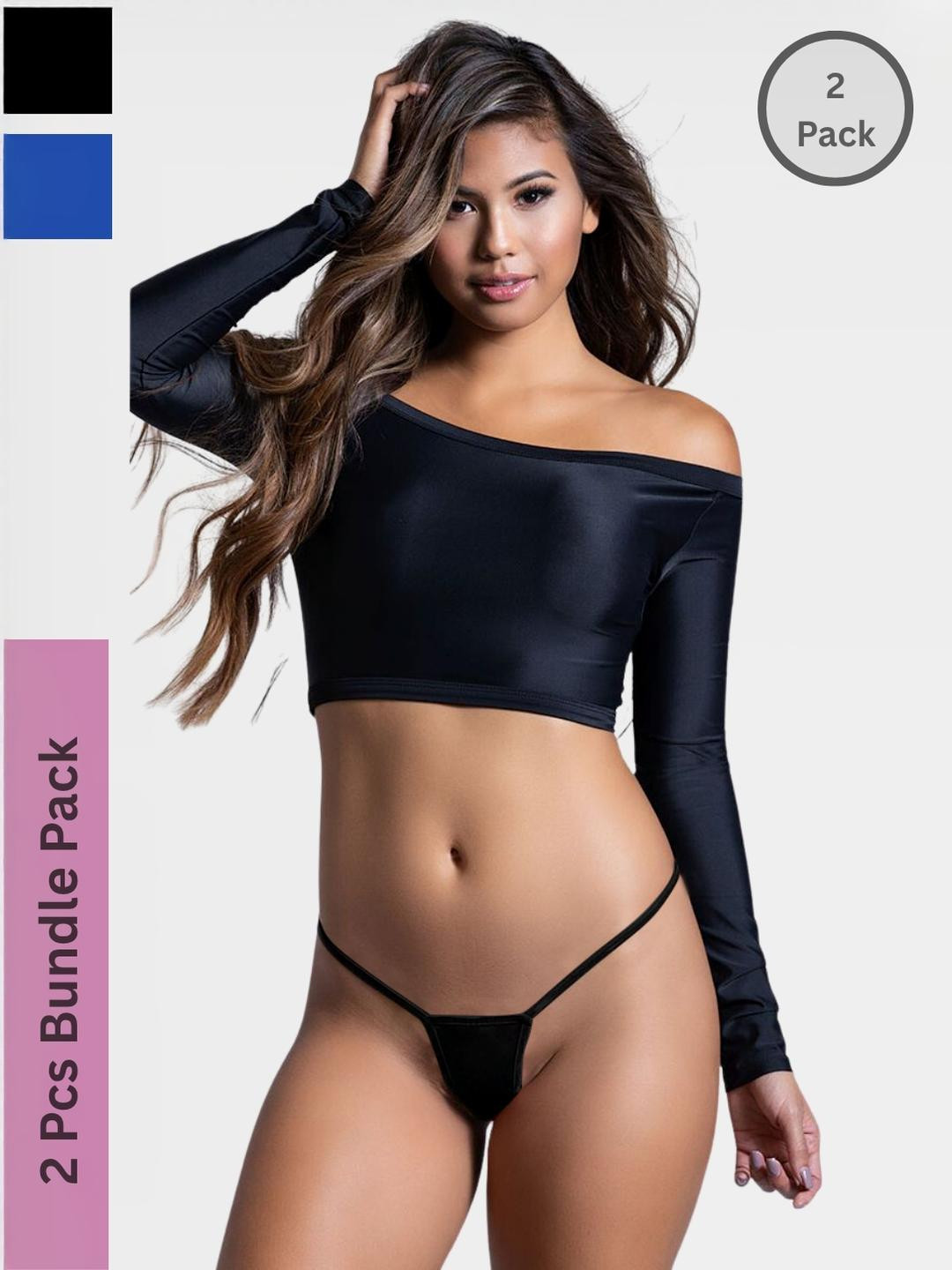 SweetFlirt Enterprises Set of 2 G String Panty for Women