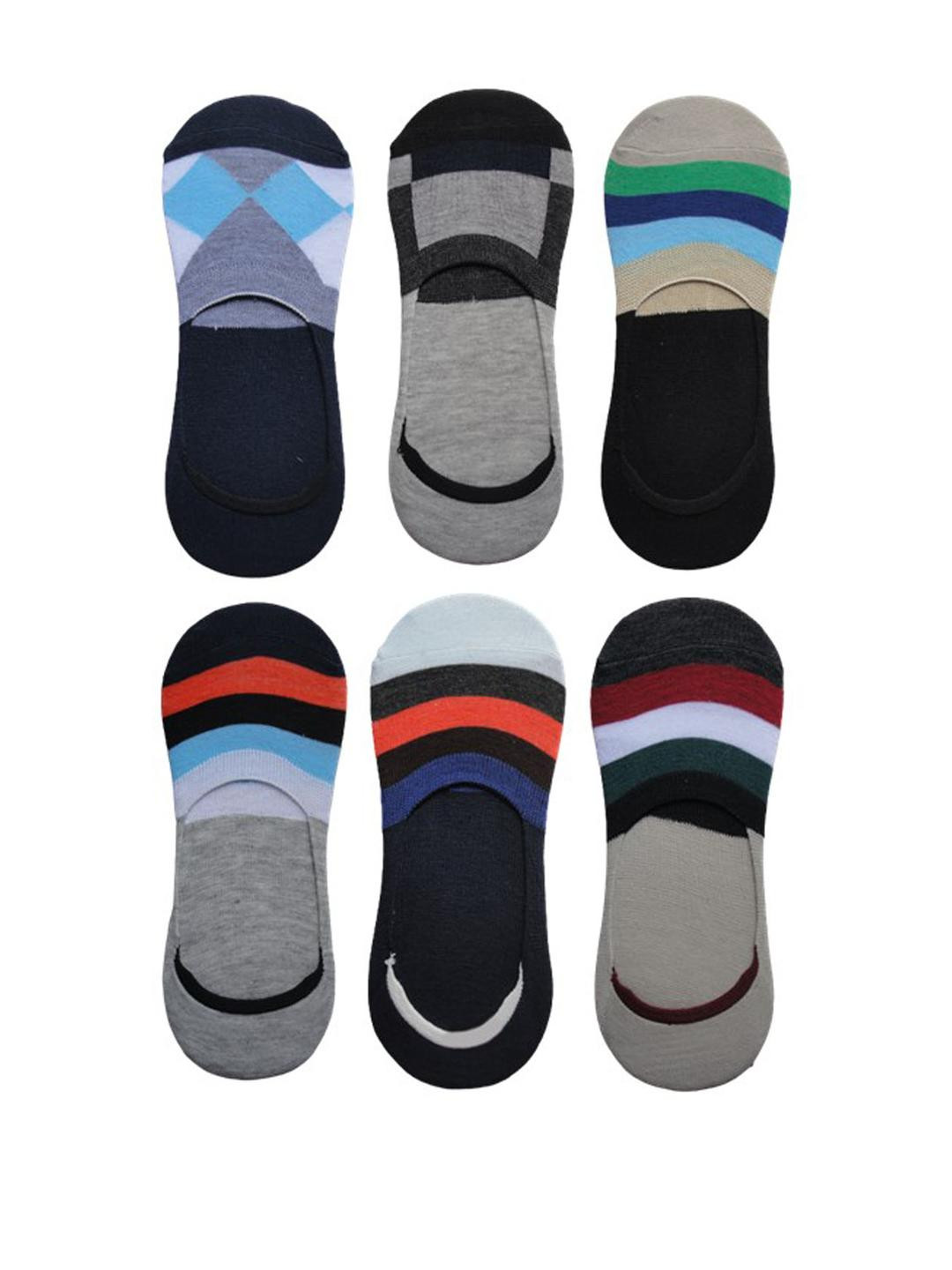 VOICI Set of 6 Loafer No-Show Socks