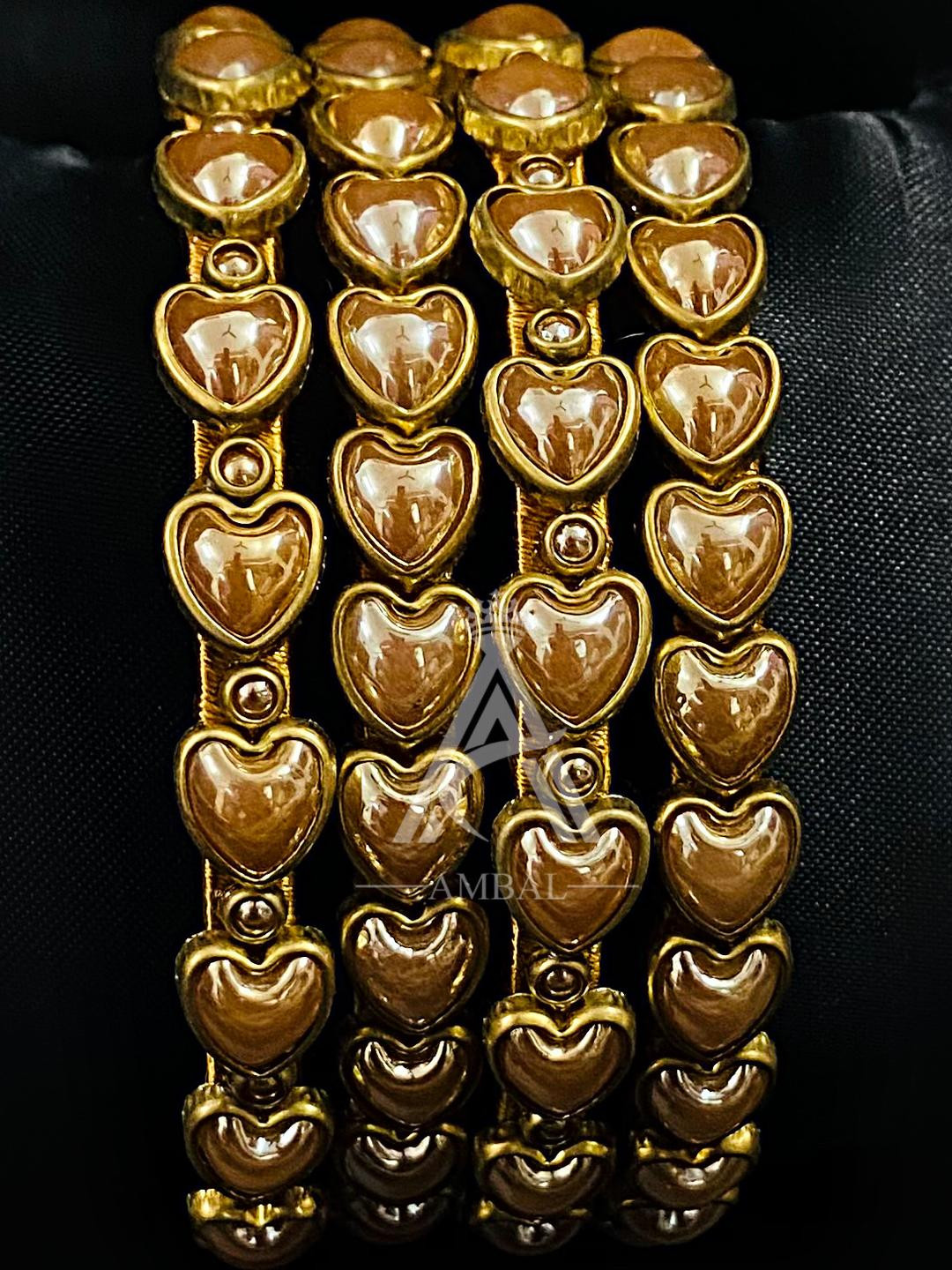 Ambal   Gold Brass Bangles