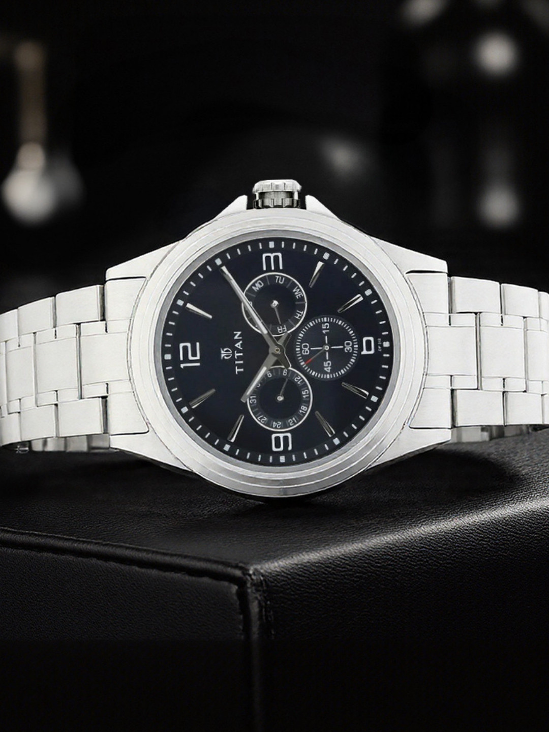 Titan Eco Range Gents Men Blue Analogue watch NL1698SM02