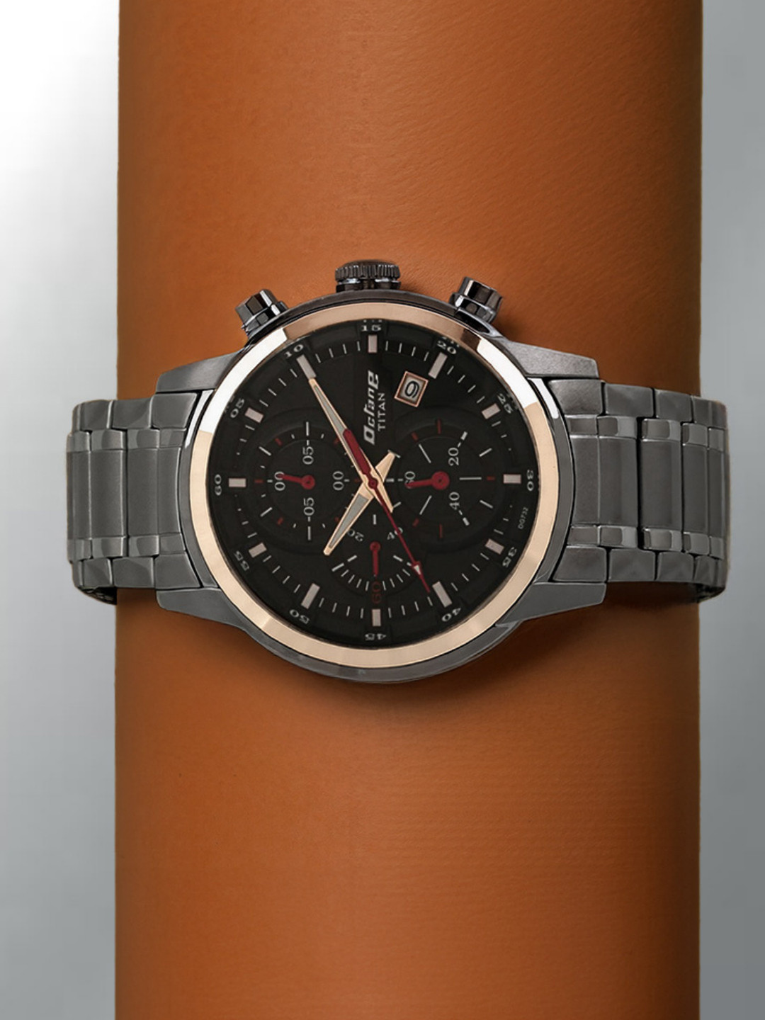 Titan Octane Upgrade Men Black Analogue watch NL90086KM03