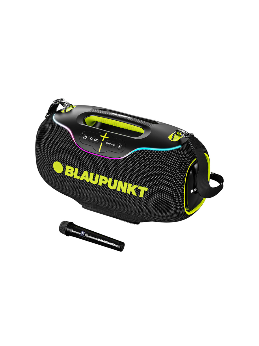 BLAUPUNKT Atomik Knightz 450W Boombox Bluetooth Speaker With Wireless Karaoke Mic