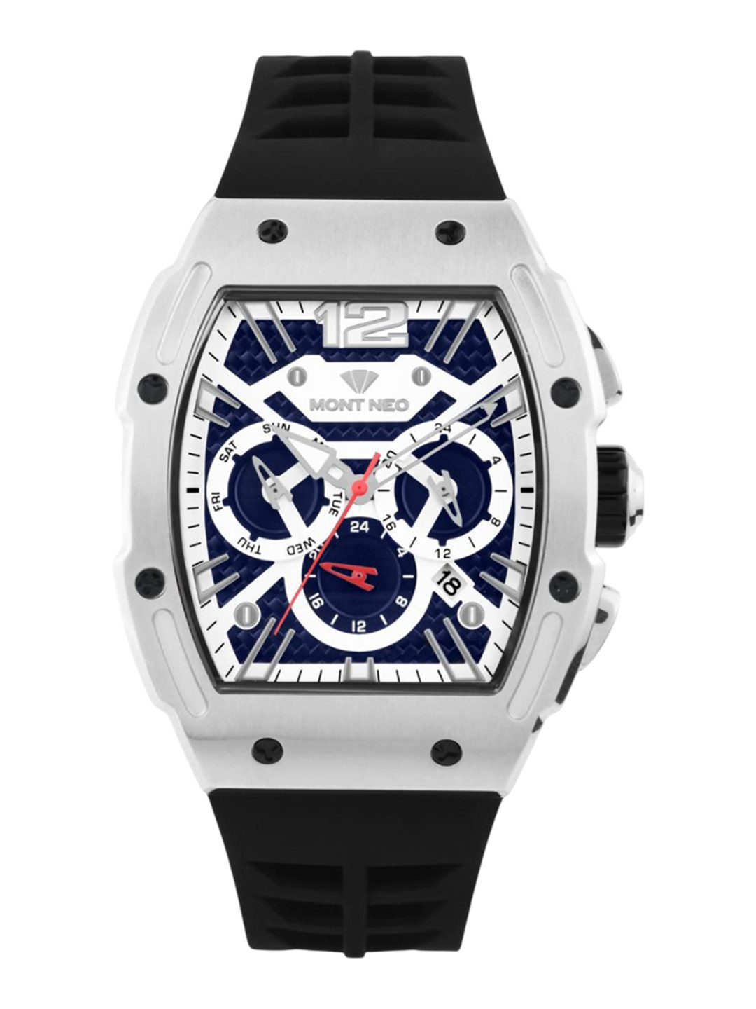 MONT NEO Men Rectangular Dial & Regular Straps Analogue Watch G1061C-P1105