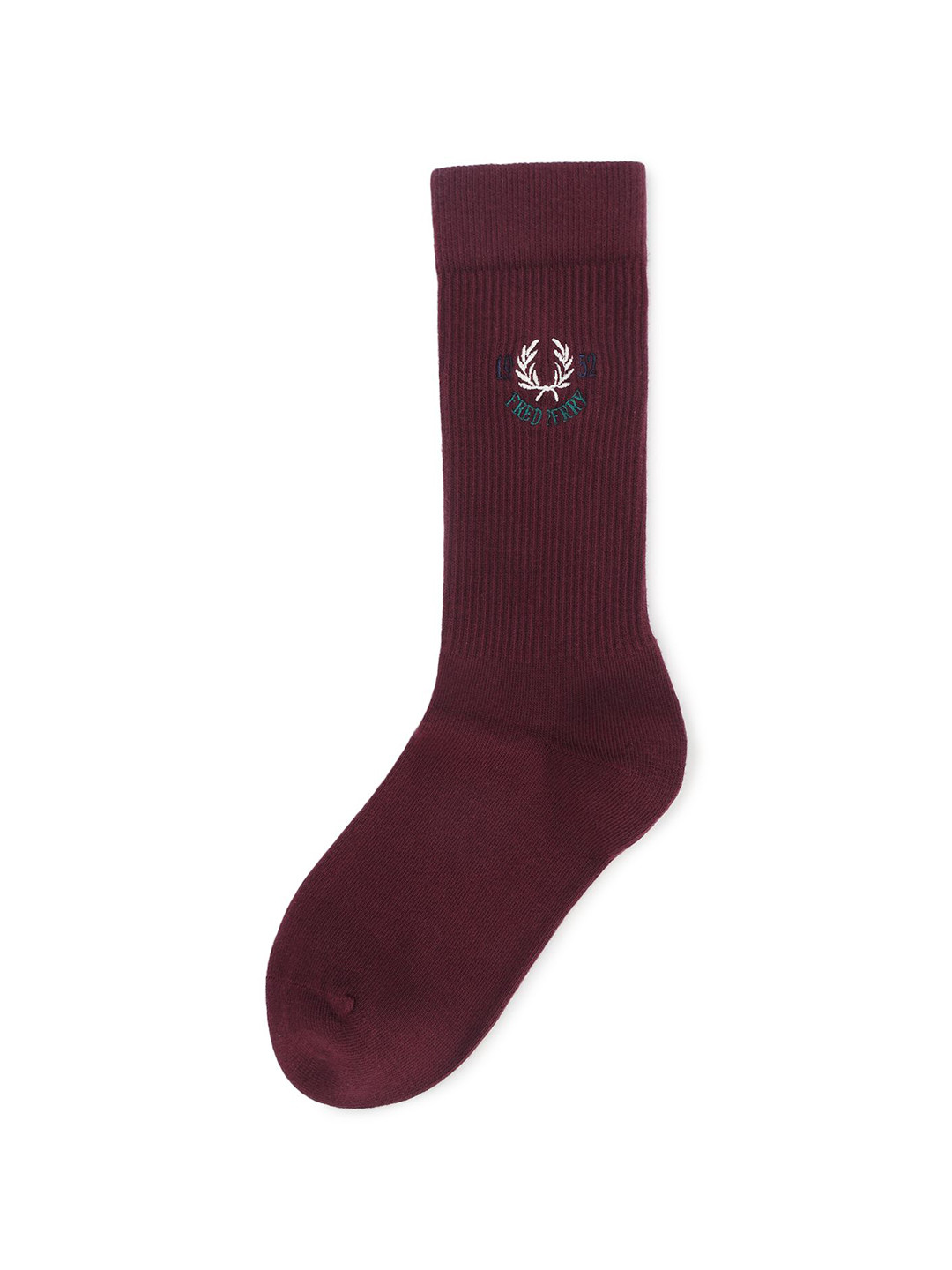 Fred Perry Men Ribbed Calf-Length Socks