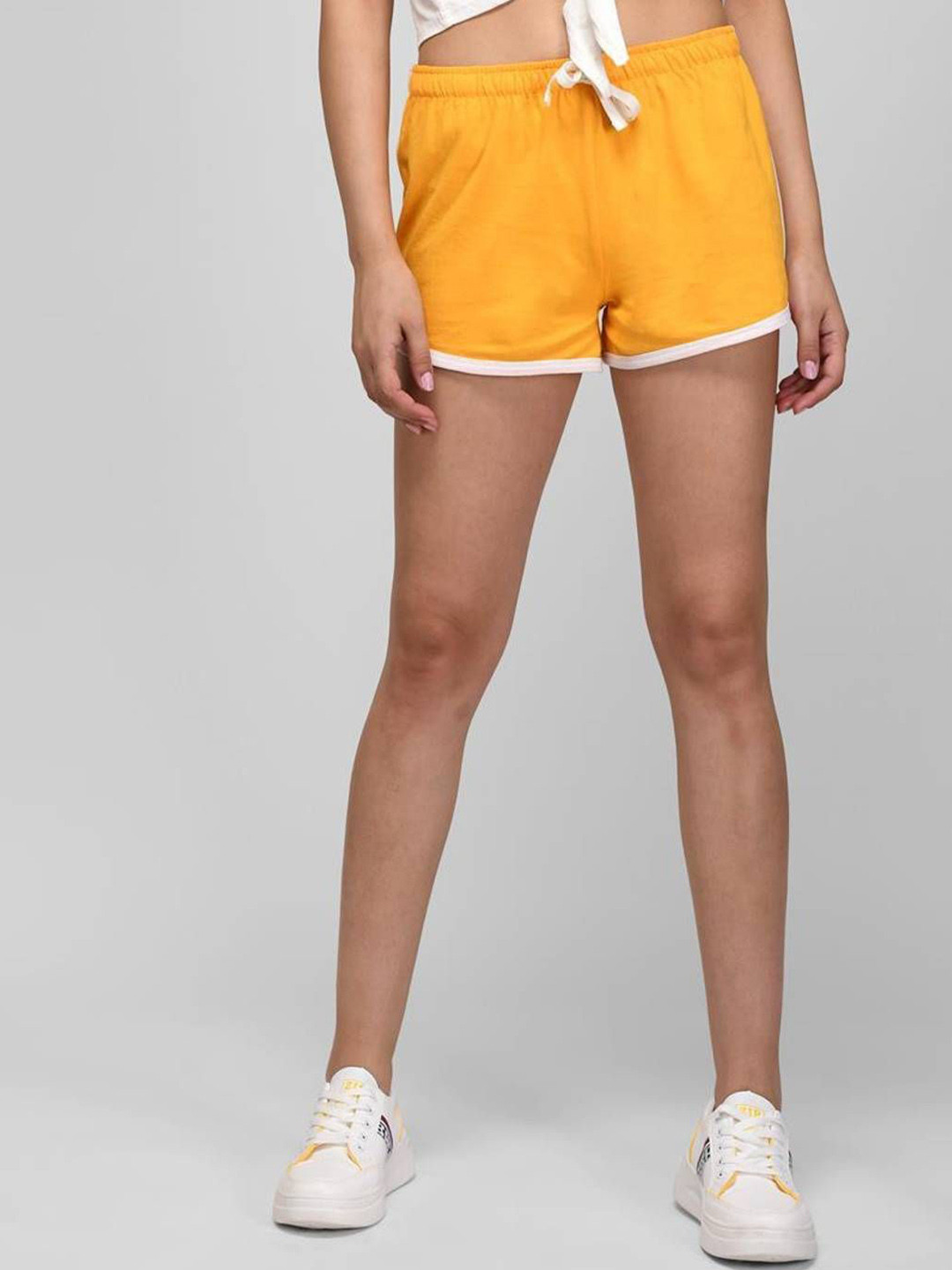 Stylecast X Kotty Women Regular Fit Low-Rise Cotton Gym Shorts