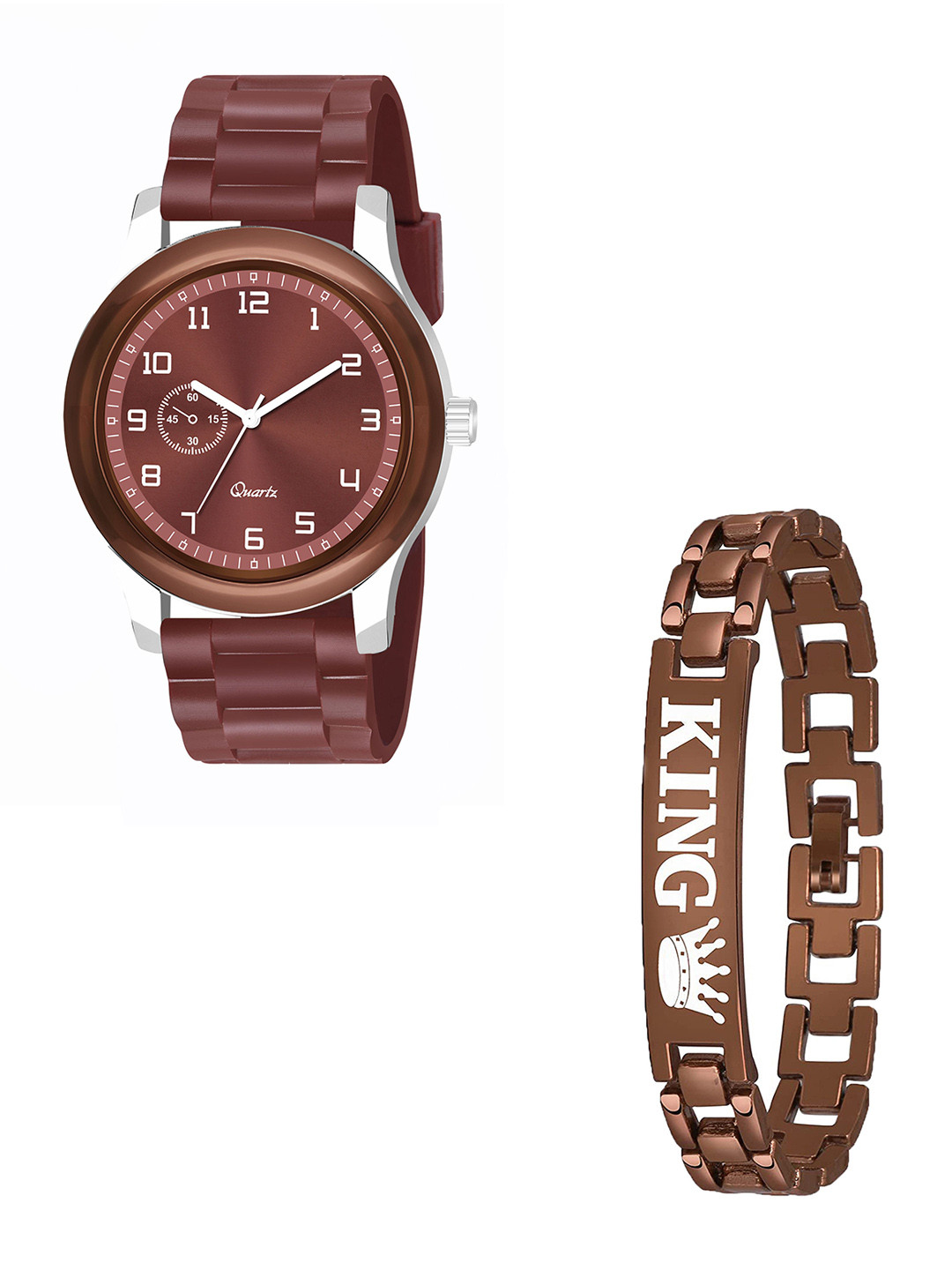 Gopal Shopcart Unisex Printed Formal Analogue Watch With Bracelet - B9050 C1001 NEW CD K