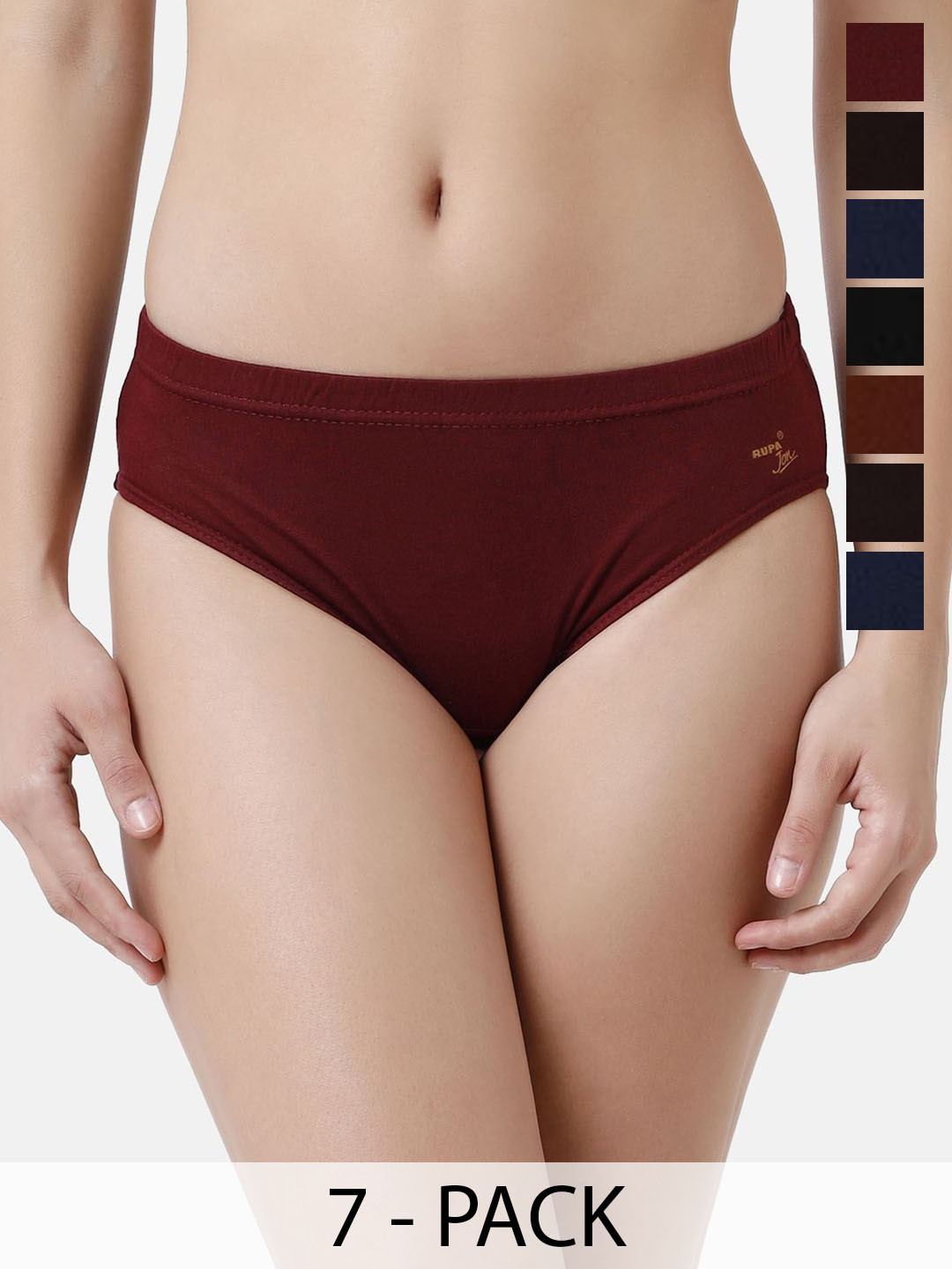 Rupa Jon Pack Of 8 Assorted Basic Briefs Rupa-Jon-Aishwarya-plain-8