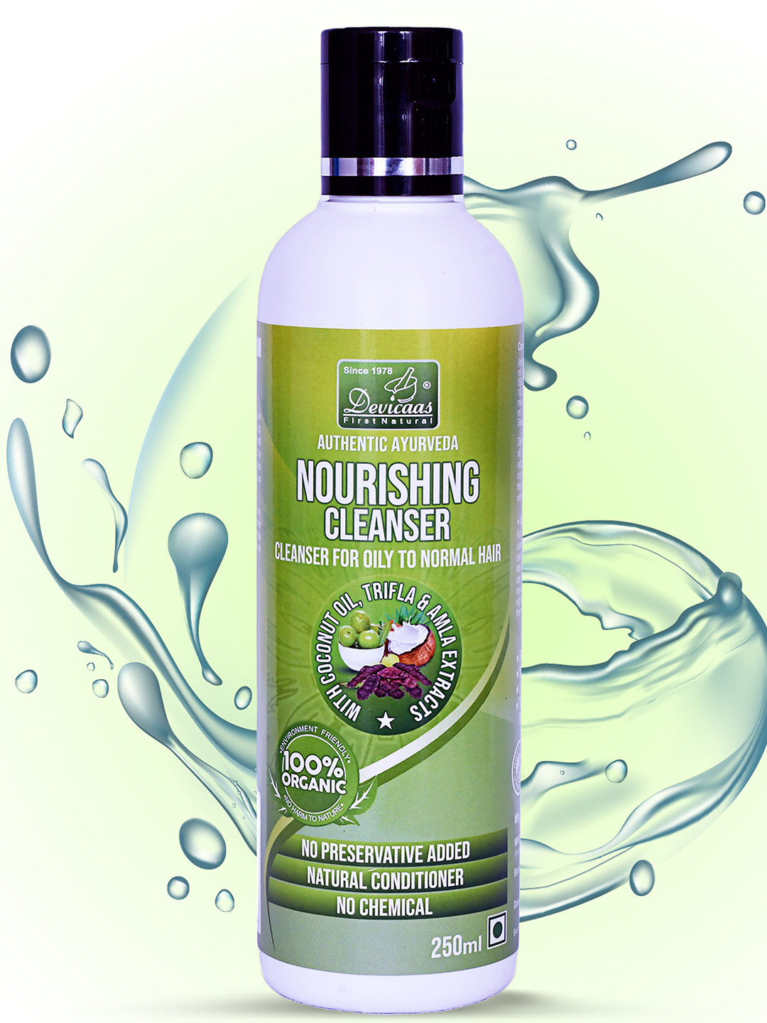 DEVICAAS Nourishing Cleanser With Shikakai & Aloe Vera  - 250 ml