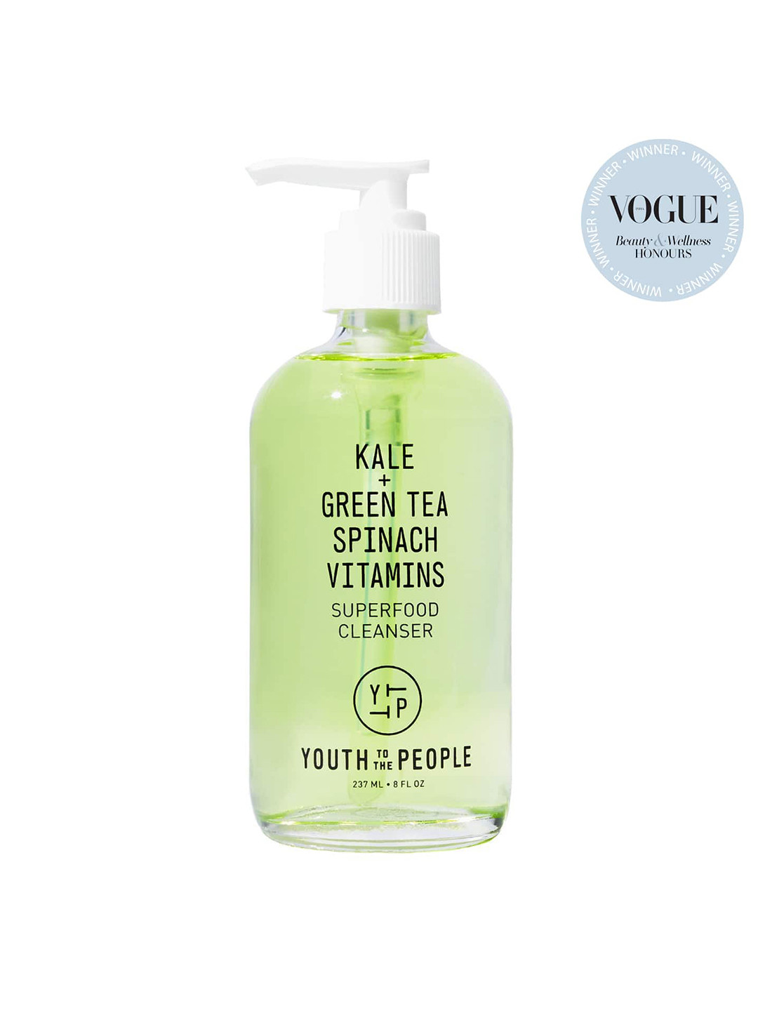 YOUTH TO THE PEOPLE Kale + Green Tea Spinach Vitamins Superfood Cleanser - 237 ml