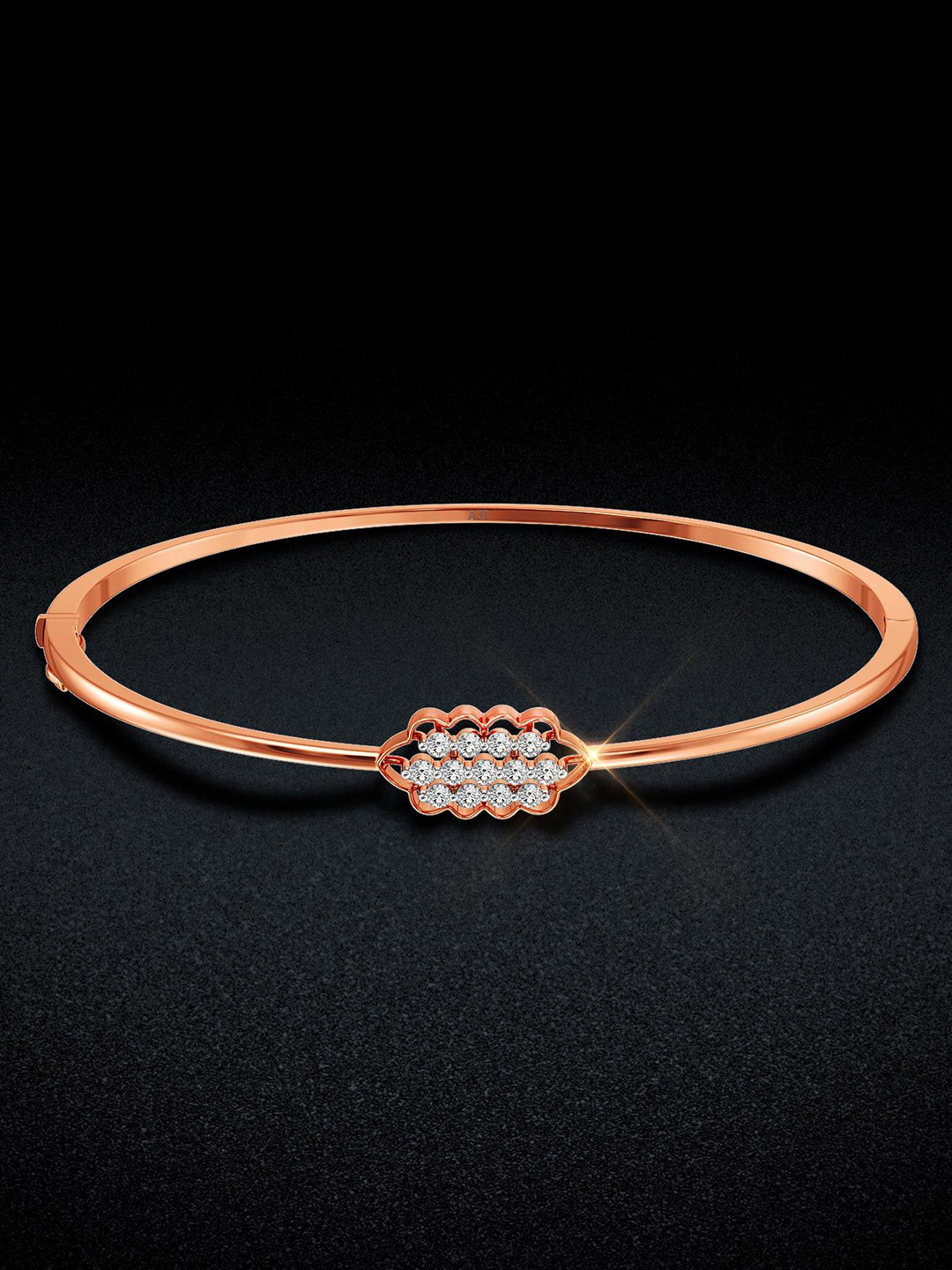 Joyalukkas Sparkling Cluster Diamond Bracelet