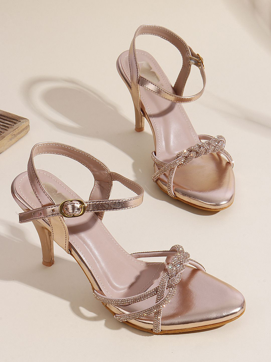 Be Found Women Embellished Party Slim Heels with Western - Embellished