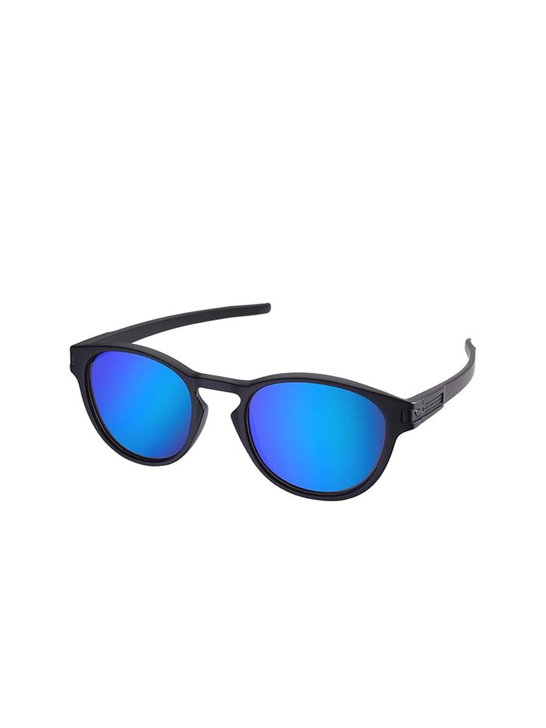 AUGEN Unisex full rim Wayfarer Sunglasses with UV Protected Lens VI-SG-41-Black-Blue-Multi