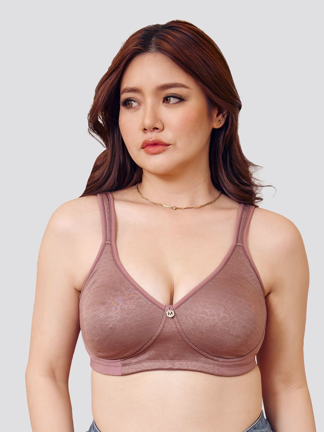 Maashie M4417 Fuller Support Double Layered Cups Stylish Back Seamless Bra