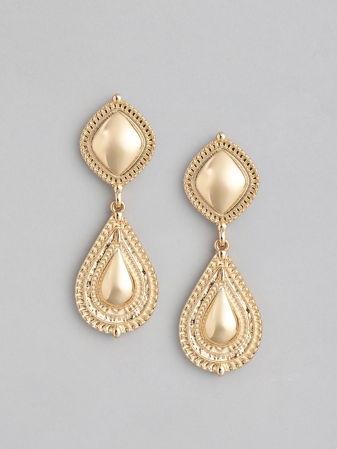 Forever New Gold Plated Rhea Charmed Drop Earring