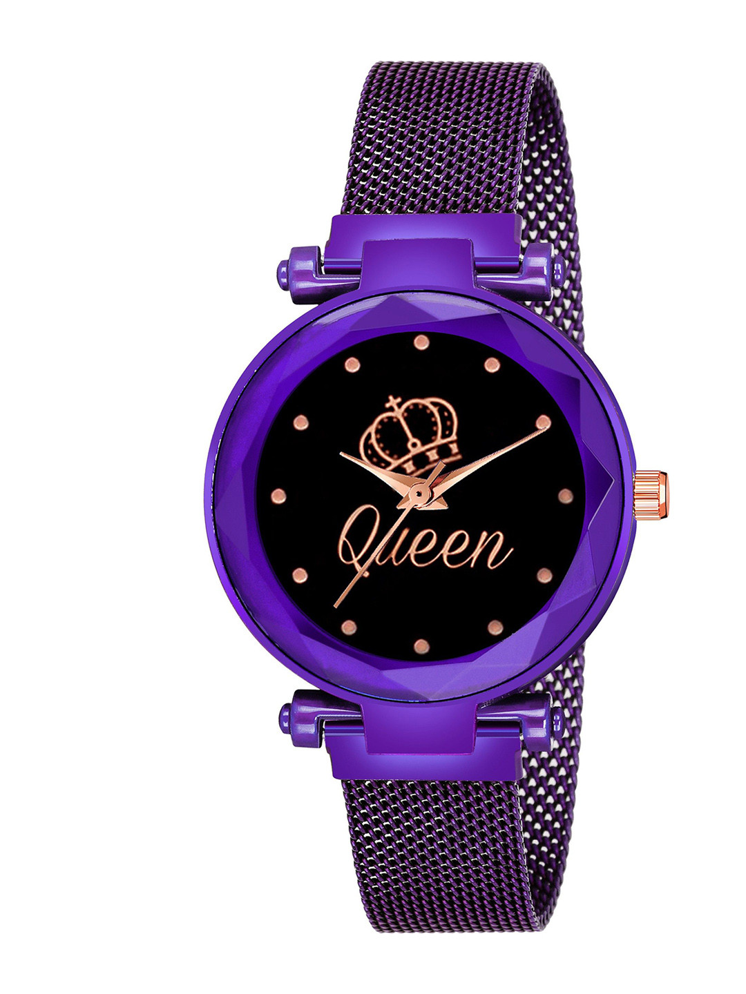 CSAMON Women Embellished Dial & Bracelet Style Straps Analogue Watch GR 379 PUR NewQ M