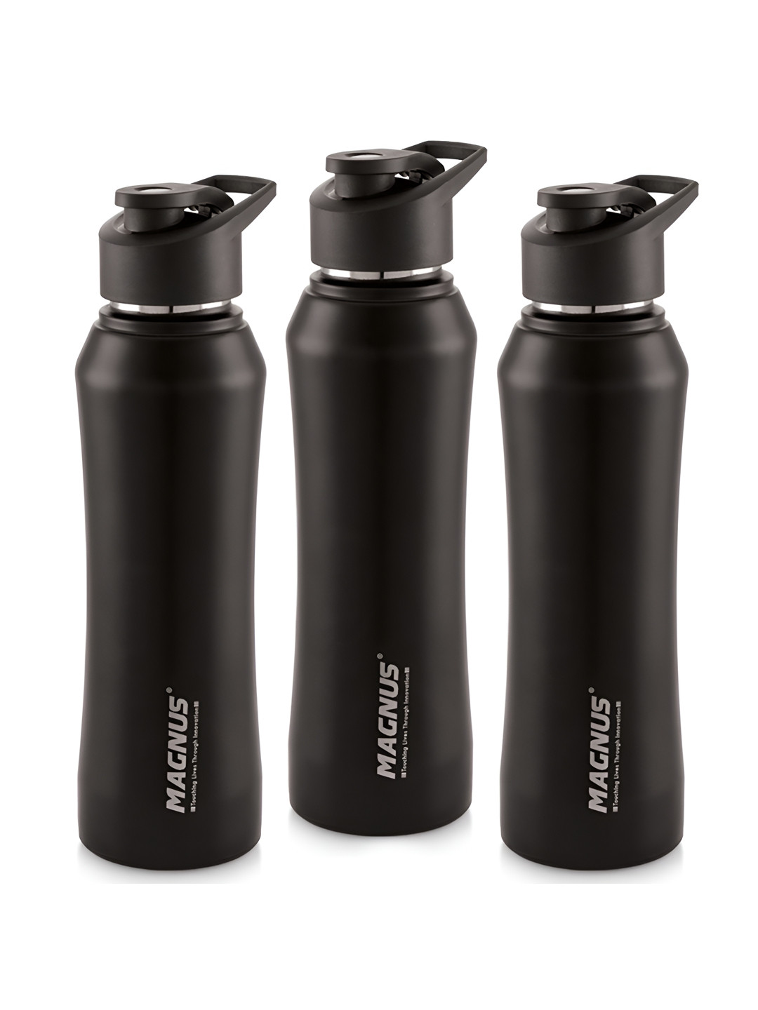 MAGNUS Oscar Set of 3 Leakproof Rust Free  Stainless Steel Solid Water Bottle