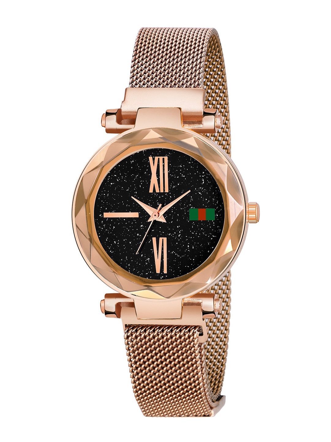 Gopal Shopcart Women Embellished Round Dial Analogue Watch GR_379_Rose_Gold_Roman_CS