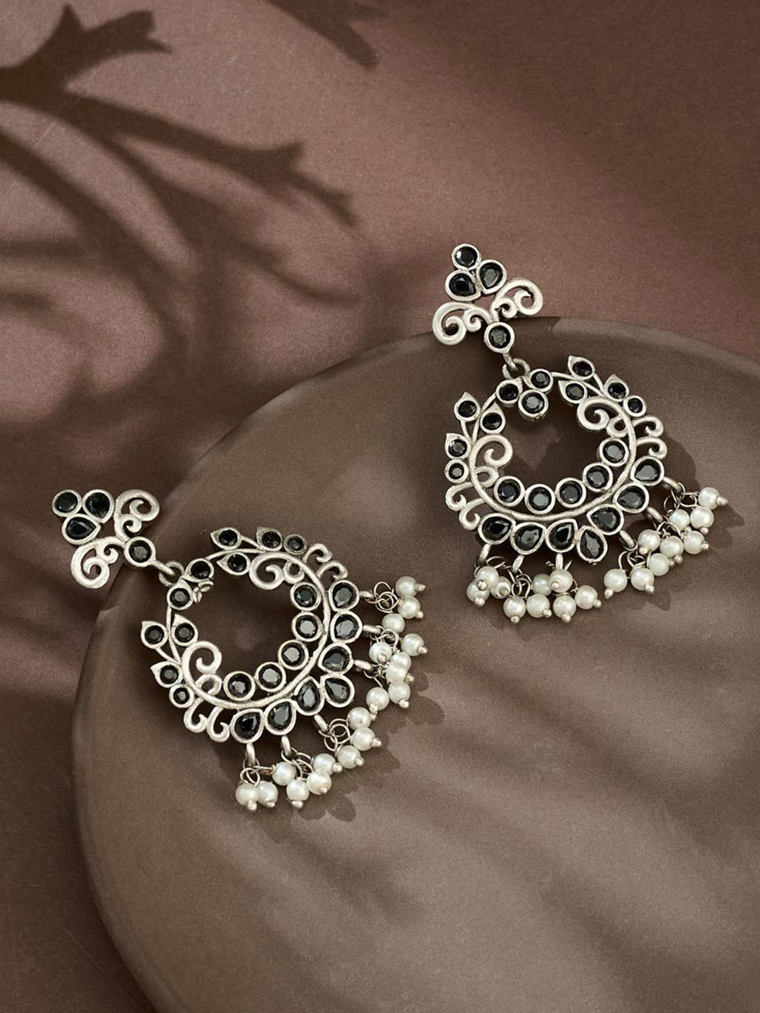 Fabindia Contemporary Brass Dangler Drop Earrings